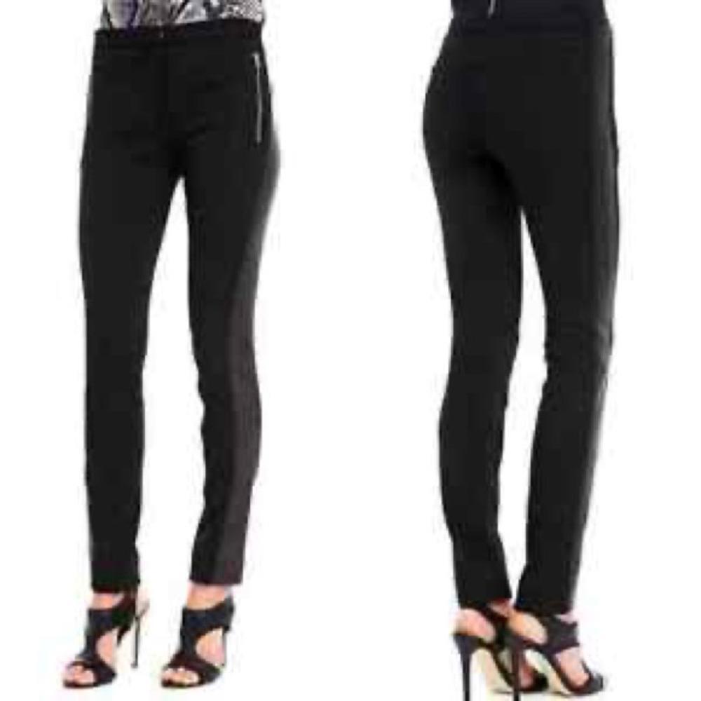 Diane Von Furstenberg Elegant Black Leggings